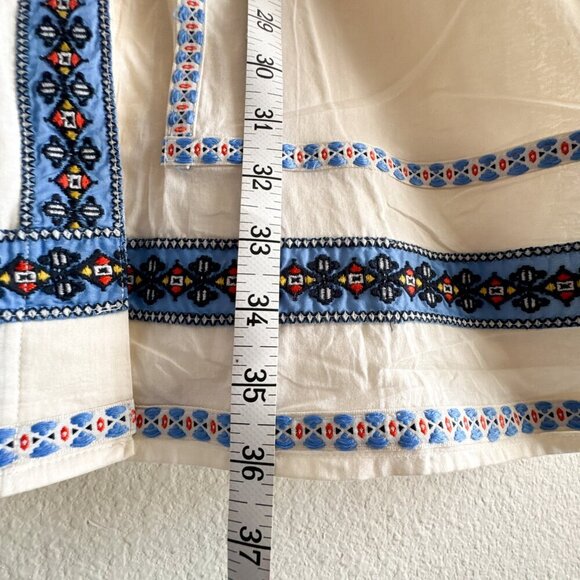 Tory Burch Embroidered Adriana Fit & Flare Dress Size 2 - Picture 12 of 15